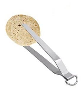 Eternals Morsetto In Acciaio Inox Roti/Chapati – Pinza Da Cucina Chimta 29 Cm, Robusta E Antiruggine, Per Piastre A Gas/Induzione