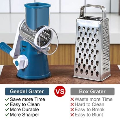 Rotary Cheese Grater & Vegetable Slicer Comparison
